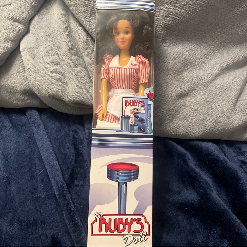 Ruby's Doll with Striped Dress